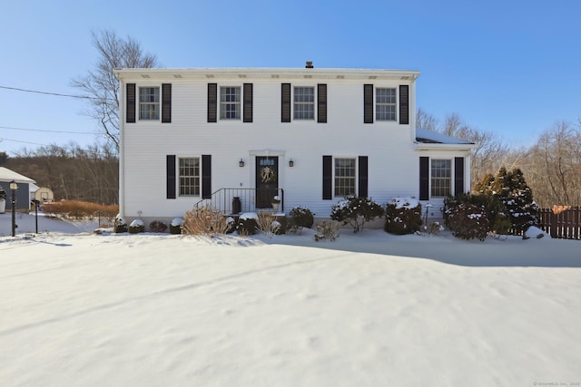 view of front of property