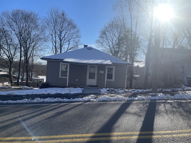 view of front of home