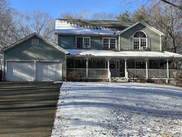 view of front of house with a porch