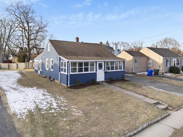 view of front of home