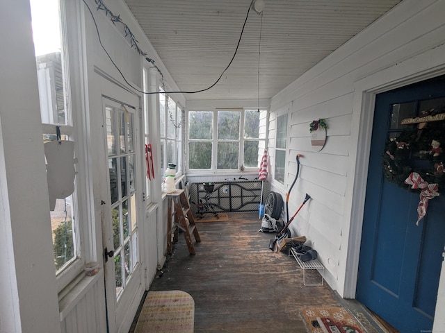 sunroom / solarium featuring a wealth of natural light