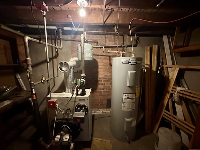 utilities featuring water heater