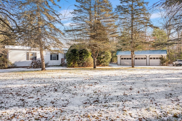 104 Hanover Rd, Canterbury, CT 06331 - view of front of home featuring an outbuilding and a garage