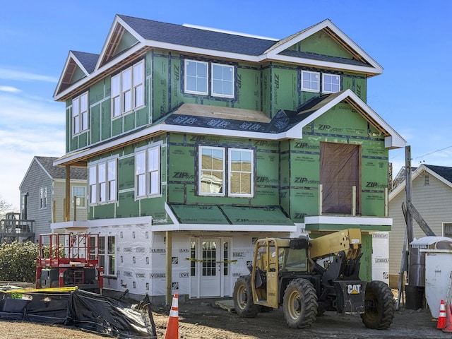 view of property under construction