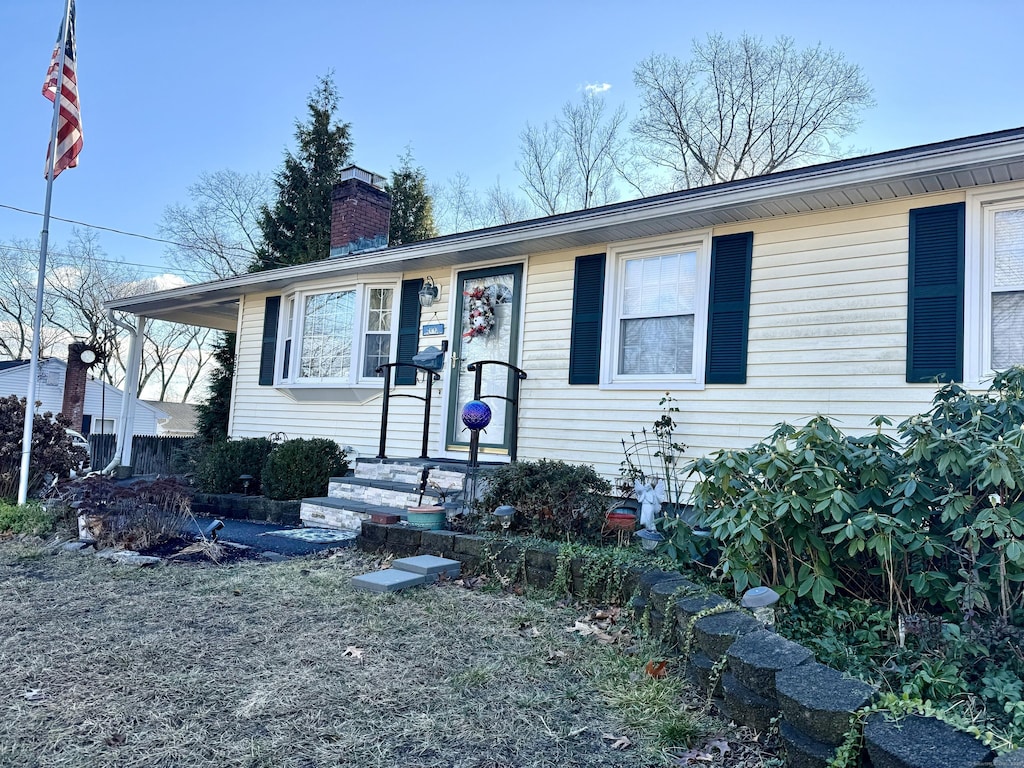 view of front of home