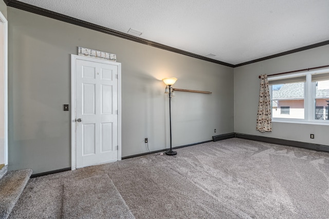 16 Snow Rdg S, Middletown, CT 06457 - empty room with crown molding, baseboards, and carpet flooring