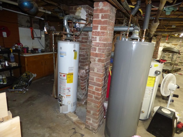 utilities with gas water heater