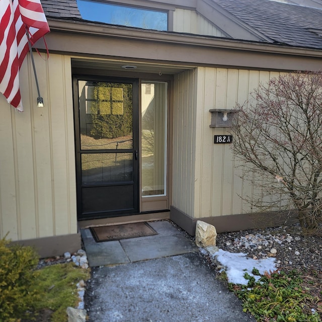 view of entrance to property