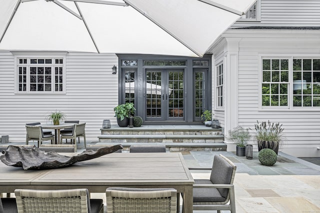 view of patio / terrace with french doors