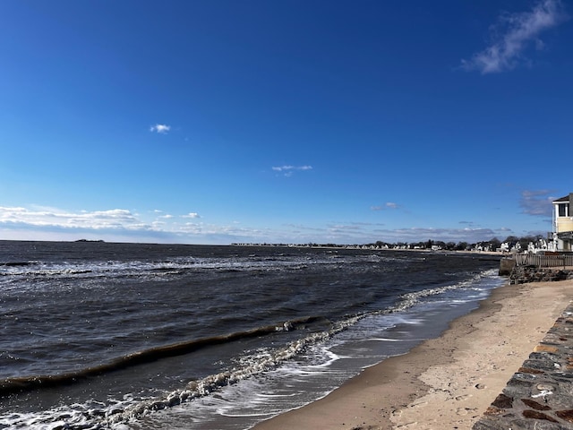 water view with a beach view