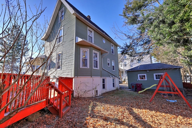 view of rear view of house