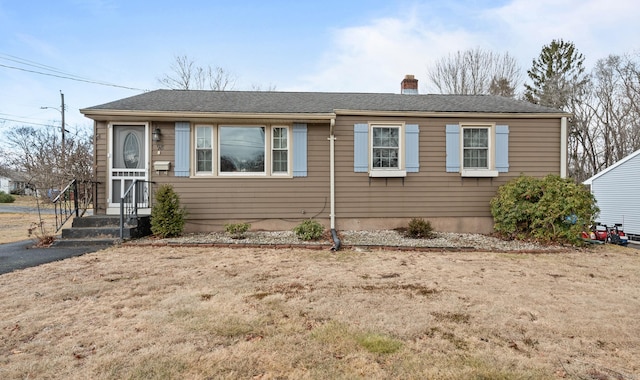 view of front of property