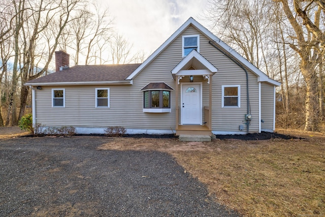 view of front of property