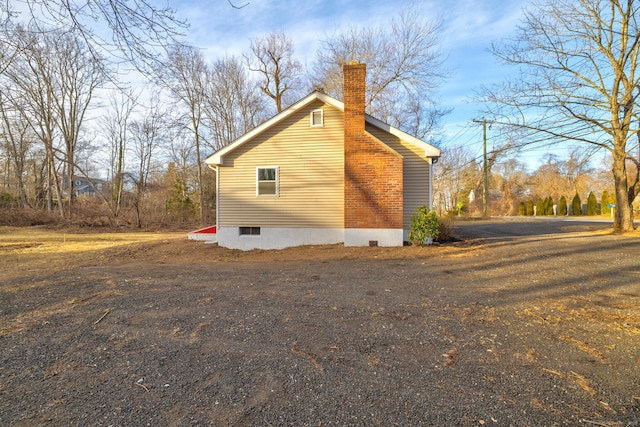 view of side of home