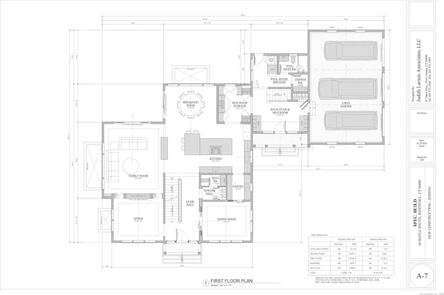 36 Maple Ave S, Westport, CT 06880 - view of floor plan / room layout
