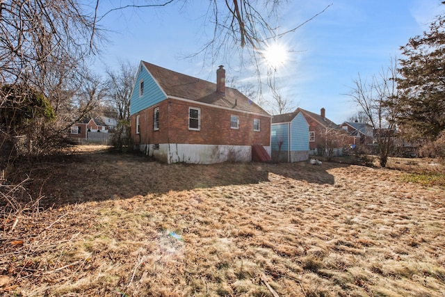 view of back of property