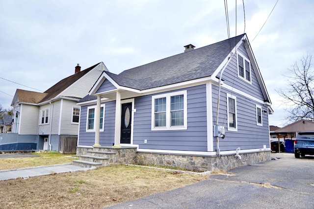 view of front of home