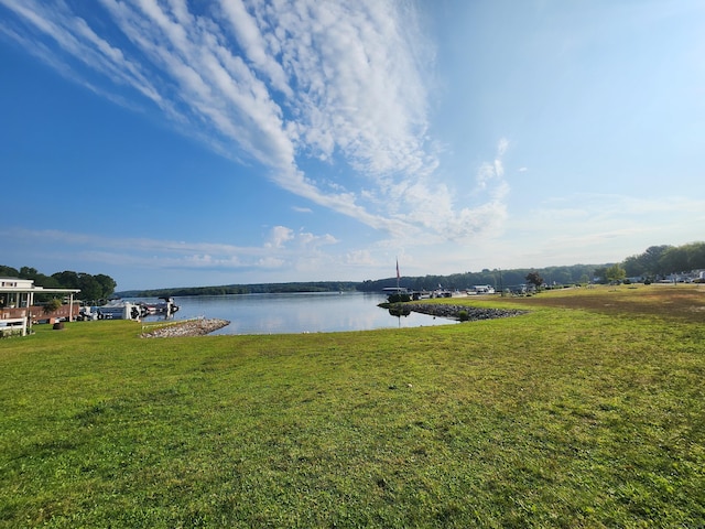 property view of water