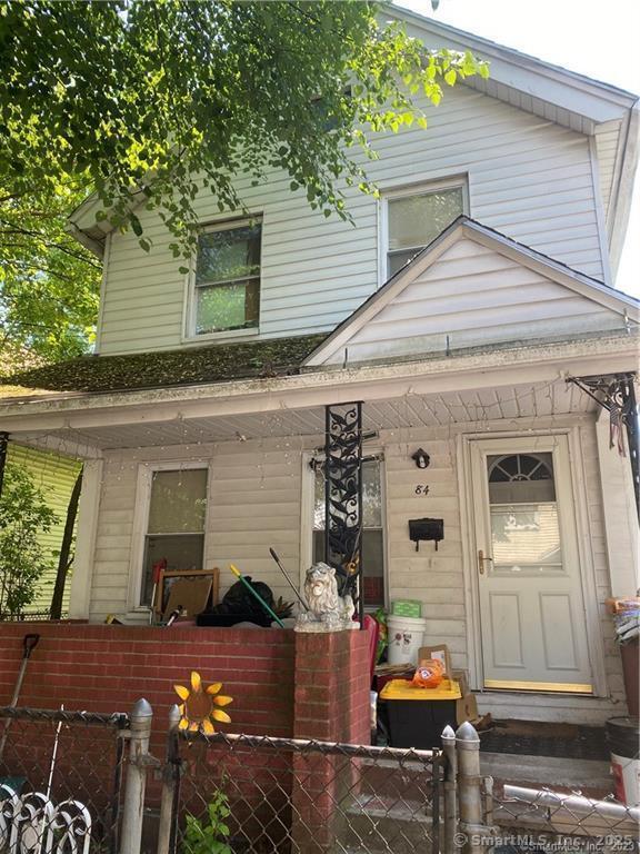 view of front of home with a porch