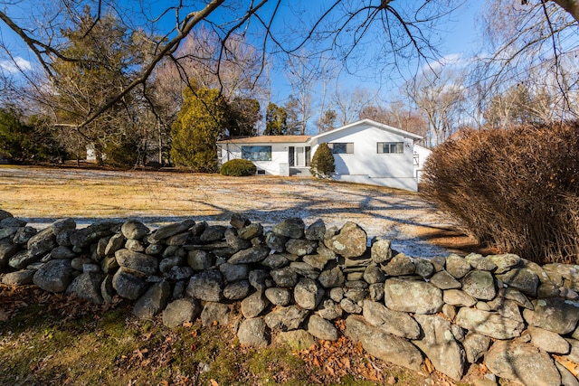 view of ranch-style home