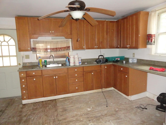 39 Baker St, Winchester, CT 06098 - kitchen featuring ceiling fan and sink