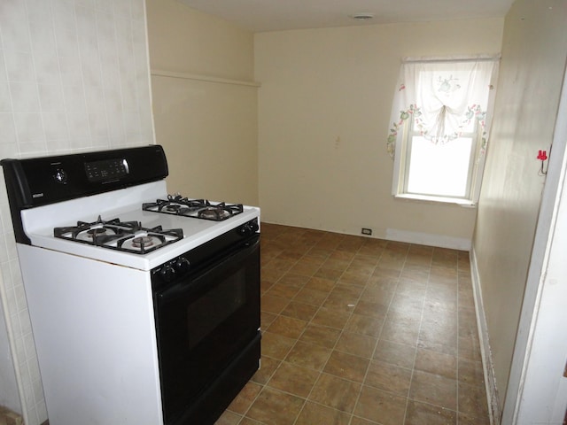 39 Baker St, Winchester, CT 06098 - kitchen featuring white gas stove