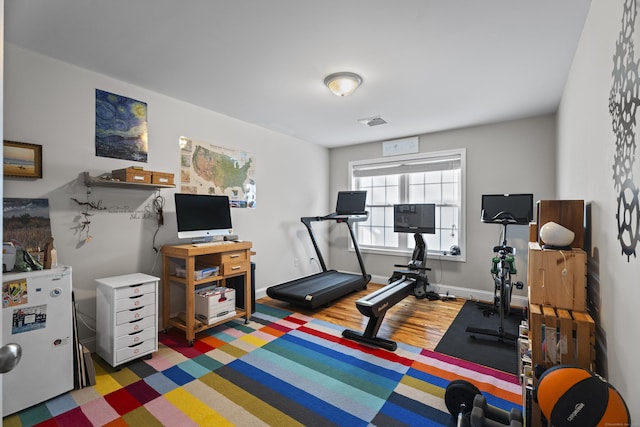 view of workout room