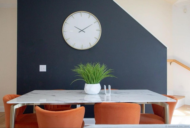 view of dining room