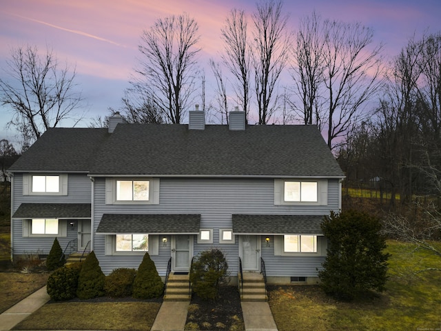 view of front of property