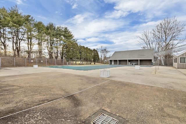 view of pool