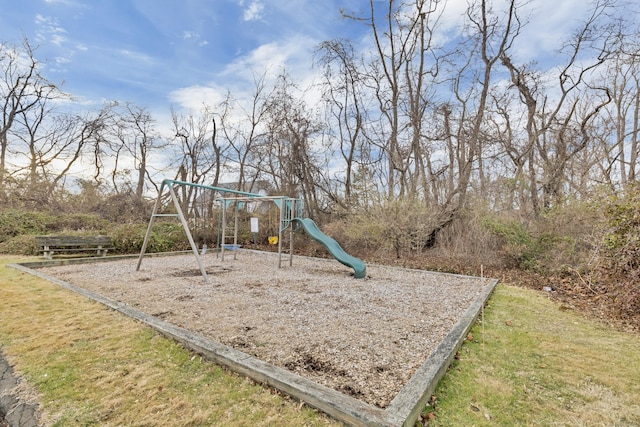 view of jungle gym