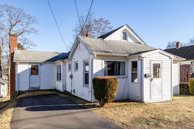 view of bungalow-style house