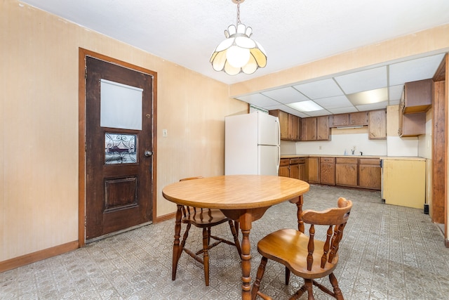 view of dining area