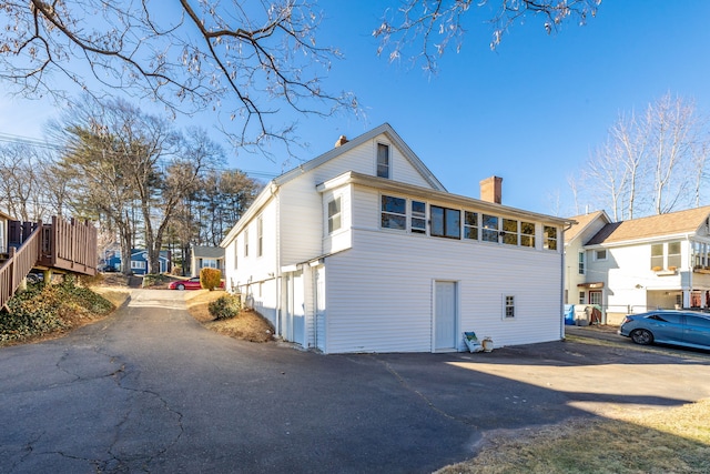 view of rear view of house