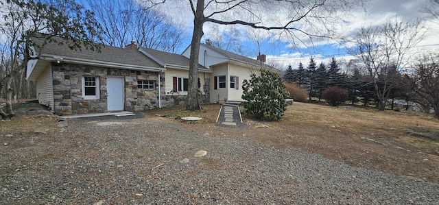 view of front of house