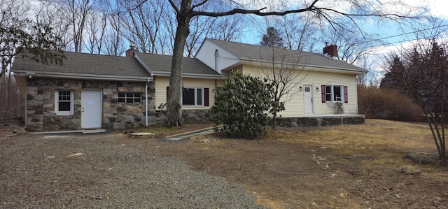 view of front of home