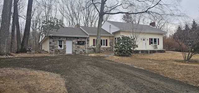 view of front of home