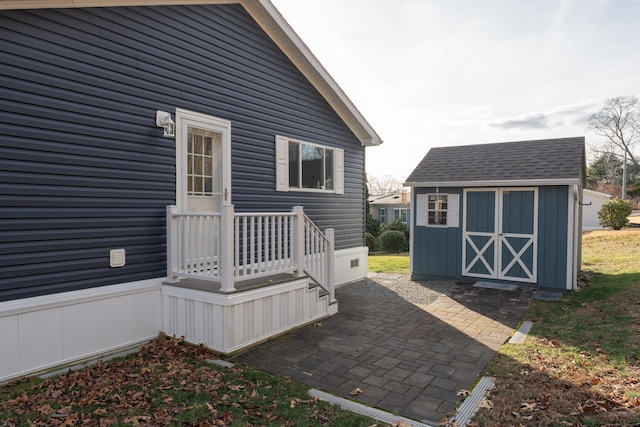 exterior space with a patio