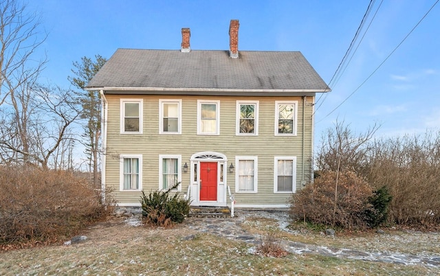 view of colonial-style house