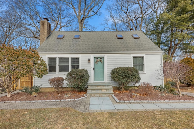 view of front of home