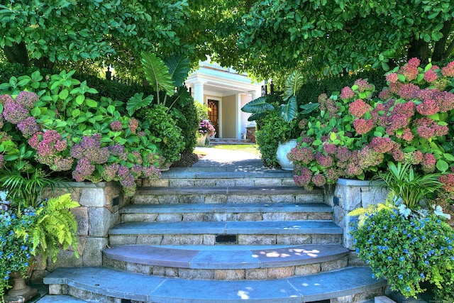 view of staircase