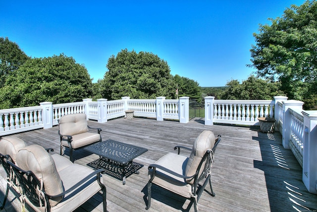 39 Keelers Ridge Rd, Wilton, CT 06897 - view of wooden terrace