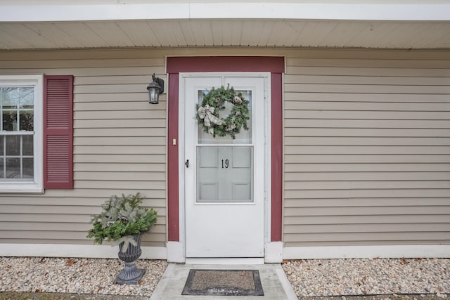 view of entrance to property