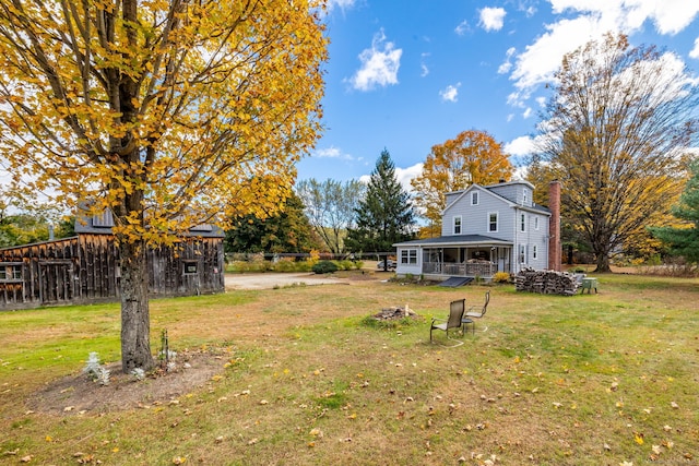 view of yard