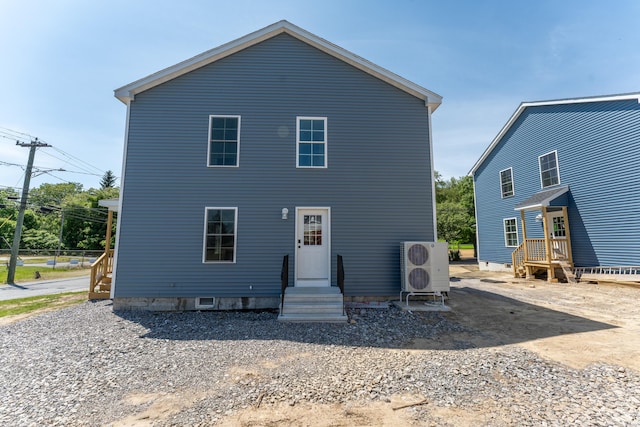16 Red Bridge Rd, Thompson, CT 06255 - back of house with a cooling unit
