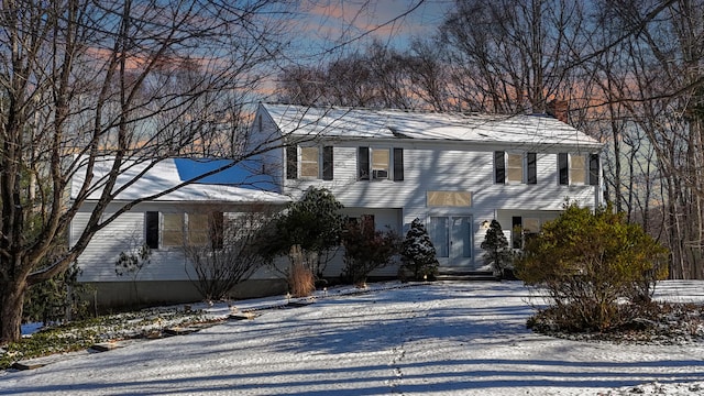 view of colonial home