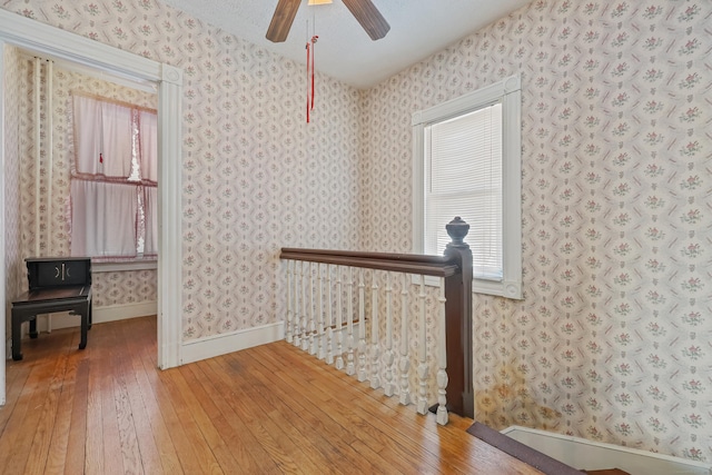 hall featuring hardwood / wood-style flooring