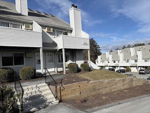 exterior space featuring a balcony