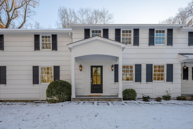 view of front of home