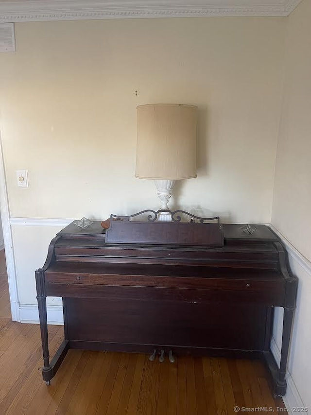 191 Anson St, Stratford, CT 06614 - miscellaneous room featuring hardwood / wood-style floors